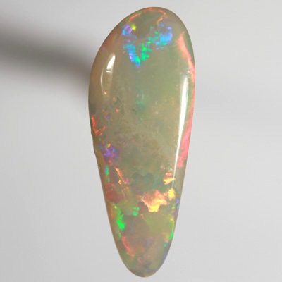 SOLID SEMI BLACK OPAL Sparkling bright red rolling flashes always
